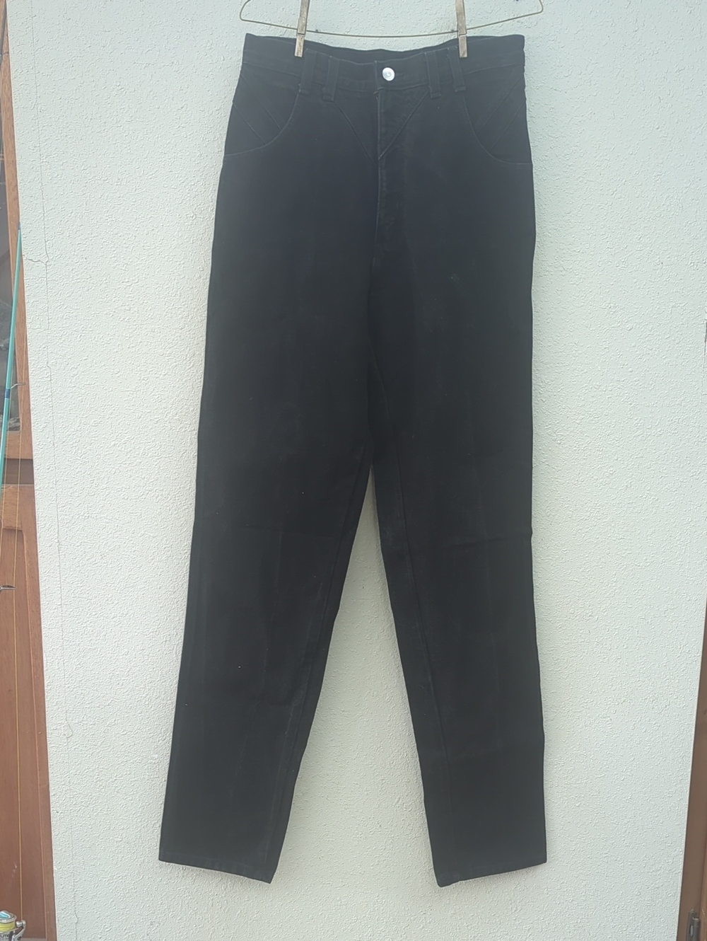 Wrangler Women's Black Straight Jeans 11/12 X 30